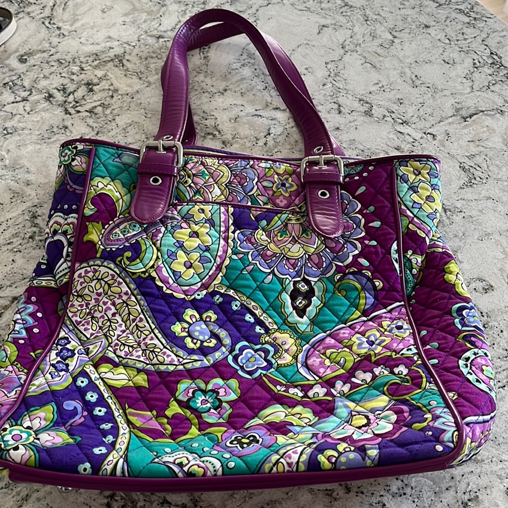 EUC Vera Bradley Heather pattern tote bag